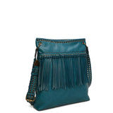 June Fringe Tote - Teal