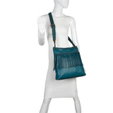 June Fringe Tote - Teal