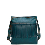 June Fringe Tote - Teal