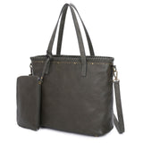 Carrie Tote with additional mini bag - Black
