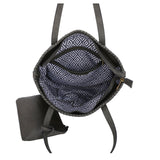 Carrie Tote with additional mini bag - Black
