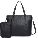 Carrie Tote with additional mini bag - Light Brown
