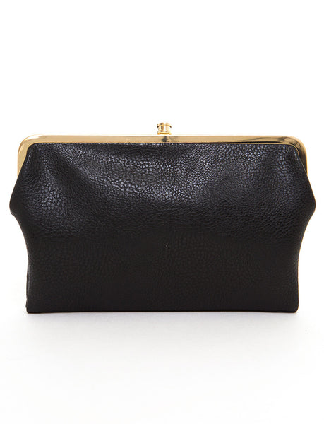 The Sandra Clutch Wallet - Black – Ampere Creations