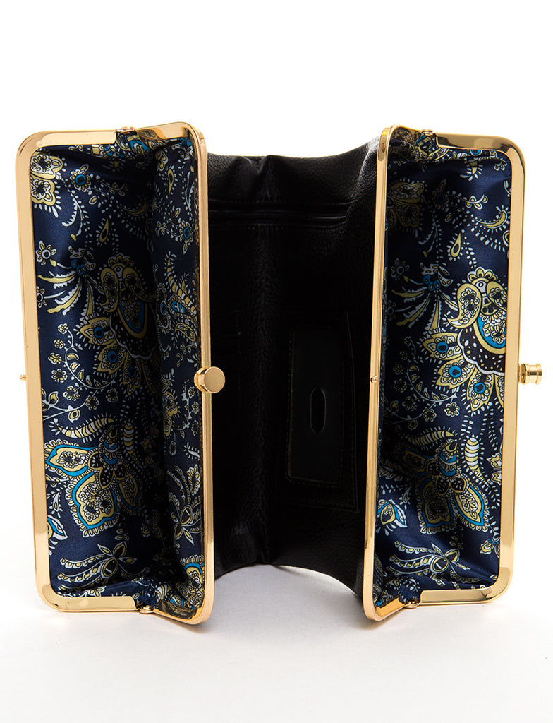 The Sandra Clutch Wallet - Black – Ampere Creations