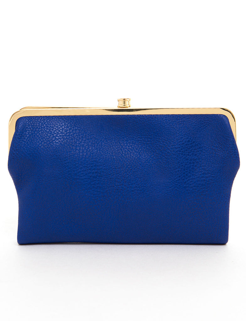 The Sandra Clutch Wallet - Blue - Ampere Creations