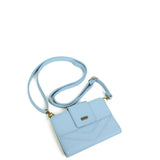 The Sophia Wallet Crossbody - Baby Blue - Ampere Creations