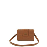 The Sophia Wallet Crossbody - Brown - Ampere Creations