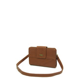 The Sophia Wallet Crossbody - Brown - Ampere Creations