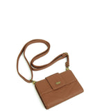 The Sophia Wallet Crossbody - Brown - Ampere Creations