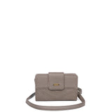 The Sophia Wallet Crossbody - Dark Grey - Ampere Creations