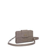 The Sophia Wallet Crossbody - Dark Grey - Ampere Creations