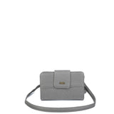 The Sophia Wallet Crossbody - Dark Silver - Ampere Creations