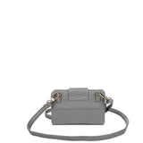 The Sophia Wallet Crossbody - Dark Silver - Ampere Creations