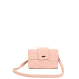 The Sophia Wallet Crossbody - Petal Pink - Ampere Creations