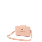 The Sophia Wallet Crossbody - Petal Pink - Ampere Creations