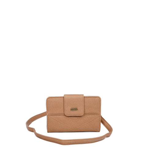 The Sophia Wallet Crossbody - Sand - Ampere Creations