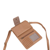 The Sophia Wallet Crossbody - Sand - Ampere Creations