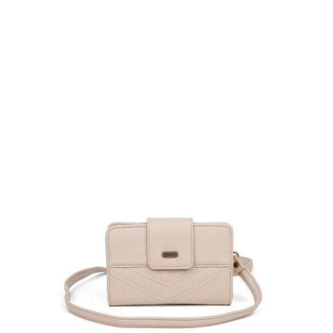 The Sophia Wallet Crossbody - Taupe - Ampere Creations