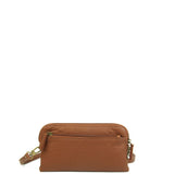 The Samantha Wallet Crossbody - Brown - Ampere Creations