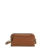 The Samantha Wallet Crossbody - Brown - Ampere Creations