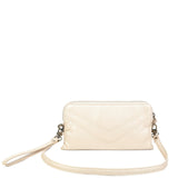 The Samantha Wallet Crossbody - Champagne - Ampere Creations