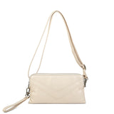 The Samantha Wallet Crossbody - Champagne - Ampere Creations