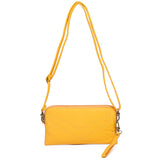 The Samantha Wallet Crossbody - Honey Mustard - Ampere Creations