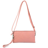 The Samantha Wallet Crossbody - Peach - Ampere Creations