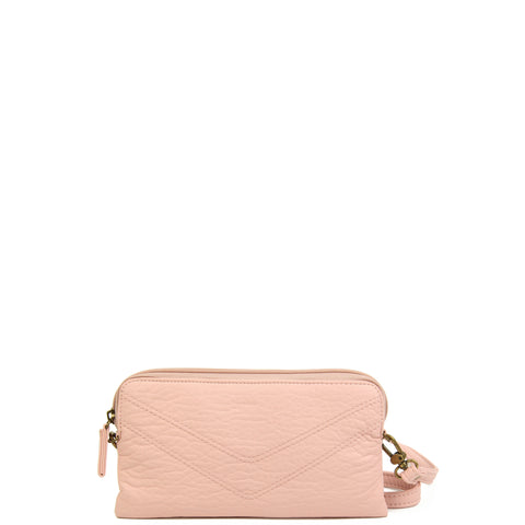 The Samantha Wallet Crossbody - Petal Pink - Ampere Creations