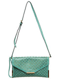 The Ana Laser Cut Messenger - Mint - Ampere Creations