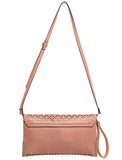 The Ana Laser Cut Messenger - Nude - Ampere Creations