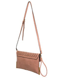 The Ana Laser Cut Messenger - Nude - Ampere Creations